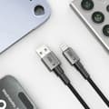 Miniatyrbild 6 av 7: Tech-Protect Lightning Kabel Ultraboost DNA 12W/2.4A 25cm - Grå