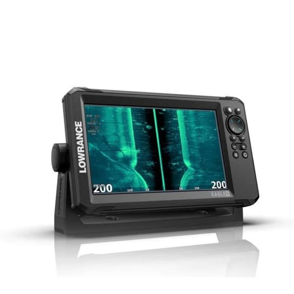 Kombinerad GPS-fiskelokolod - LOWRANCE - Eagle 9 - TripleShot HD-sond - IPS-skärm - IPX7-tålighet
