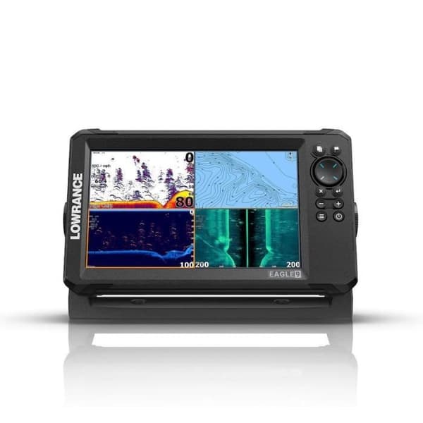 Kombinerad GPS-fiskelokolod - LOWRANCE - Eagle 9 - TripleShot HD-sond - IPS-skärm - IPX7-tålighet