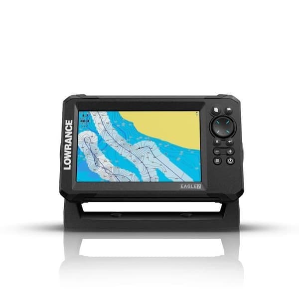 GPS-fiskelodskombination - LOWRANCE - Eagle 7 - 50/200 HDI-givare - IPS-skärm - FishReveal