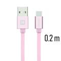 Miniatyrbillede 3 af 5: Swissten Textile Universal Quick Charge 3.1 USB-C Data and Charging Cable 20 cm