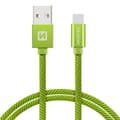 Miniatyrbillede 2 af 4: Swissten Textile Universal Quick Charge 3.1 USB-C Data and Charging Cable 20 cm