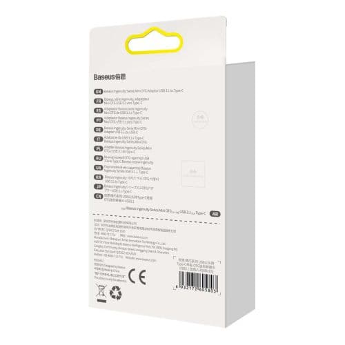 Adapteris Baseus Ingenuity Mini OTG USB- A - USB Type-C