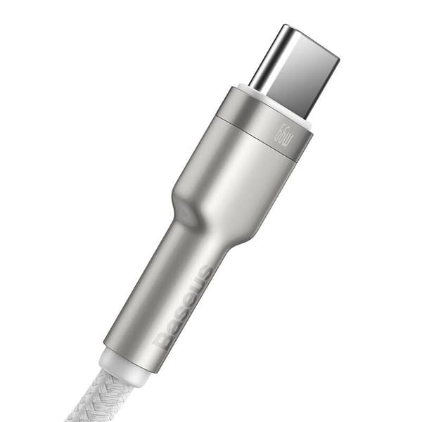 USB cable for USB-C Baseus Cafule, 66W, 2m (white)