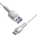 Miniatyrbilde 7 av 7: USB cable for USB-C Baseus Cafule, 66W, 2m (white)
