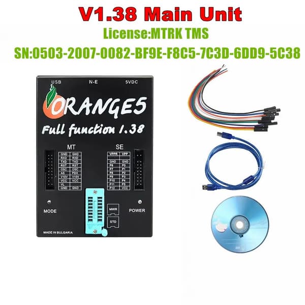 Orange5 programmeringsenhet, full funktionalitet 1.38, MTRK-licens,V1.38 Huvudenhet 5C38