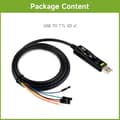 Miniatyrbild 2 av 3: Utvecklingsprogramvara - Waveshare programmeringsprogramvara - USB TILL TTL (D)