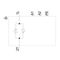 Miniatyrbild 4 av 4: Siemens 3RF2320-1AA45 Halvledarkontaktor Nollspänning 1 NO 20 A 1 st
