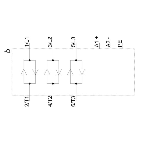 Siemens 3RF2420-1AC45 Halvledarkontaktor Nollspänning 3 NO 20 A 1 st