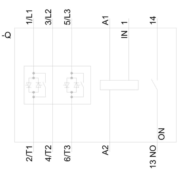 Siemens 3RW3027-1BB14 3RW30271BB14 Mjukstartare Motoreffekt på 400 V 15 kW Motoreffekt på 230 V 7.5 kW 400 V/AC Nominel