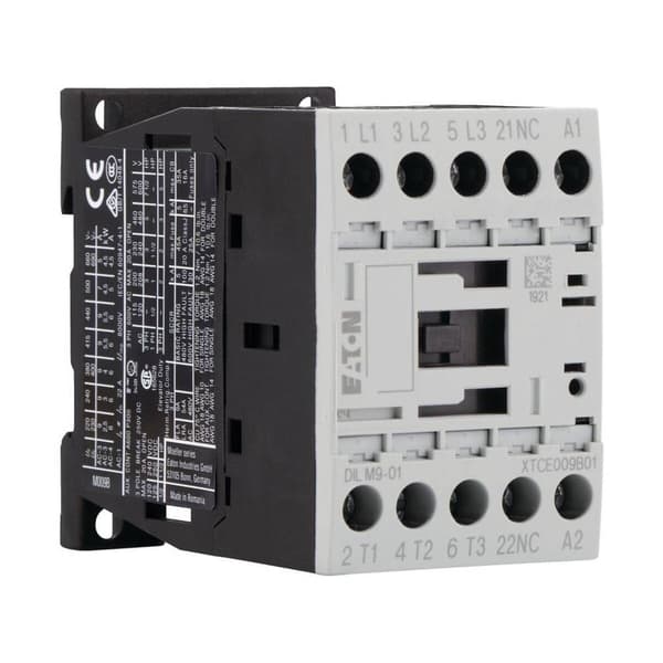 Eaton DILM9-01(24VDC) Kontaktor 3 NO 4 kW 24 V/DC 9 A 1 st