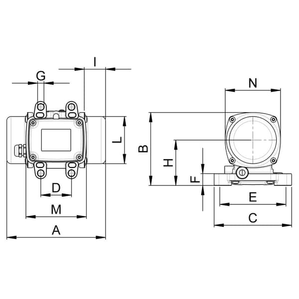 Netter Vibration NEG 2570 Elektro-vibrator 230 V/400 V 1500 U/min 790 N 0.085 kW