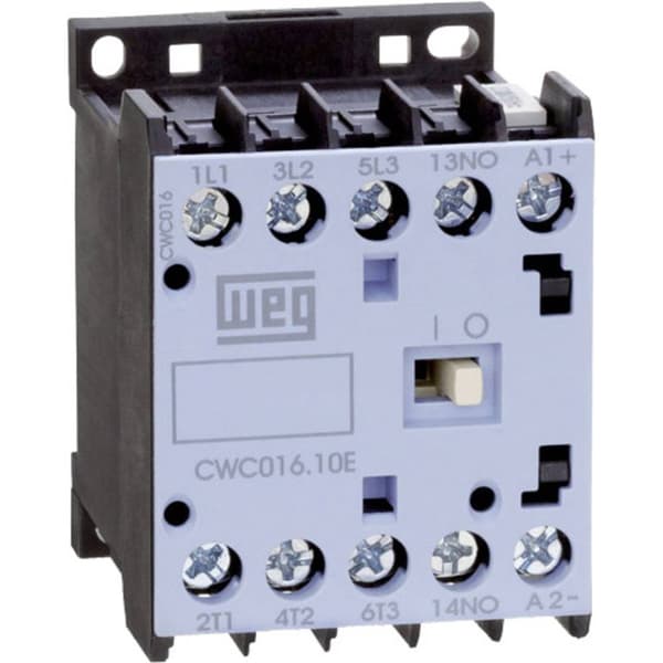 WEG CWC016-10-30D24 Kontaktor 3 NO 7.5 kW 230 V/AC 16 A med hjälpkontakt 1 st