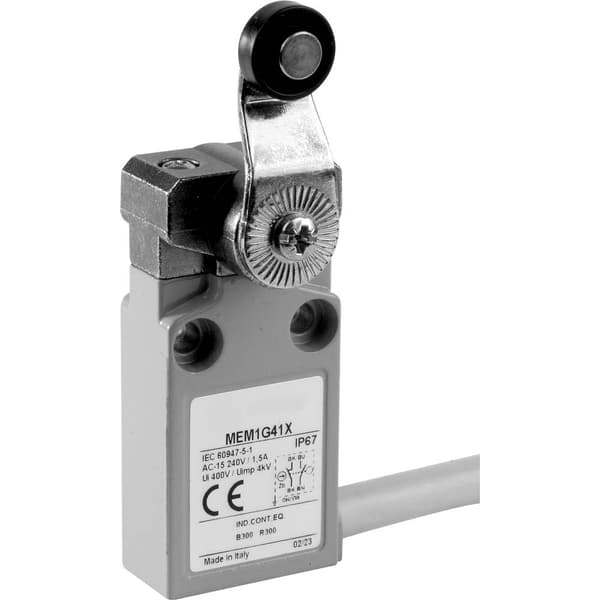 Panasonic MEM1G41ZD MEM1G41ZD Gränslägesbrytare 24 V 5 A Rullhävarm IP67 1 st