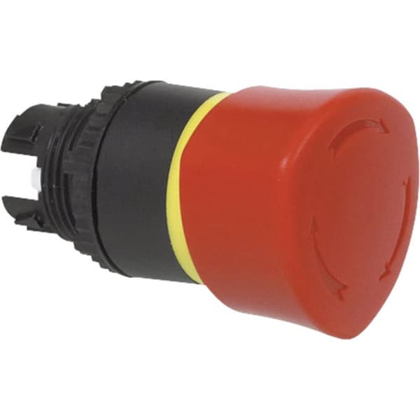 BACO L22ER01 Nödstoppsknapp Plastfrontring, Svart IP69 K (i inbyggt tillstånd) 1 st