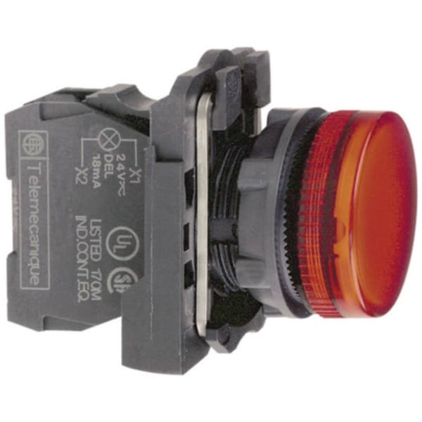 Schneider Electric XB5AVB4 Indikatorlampa Röd 24 V/DC, 24 V/AC 1 st