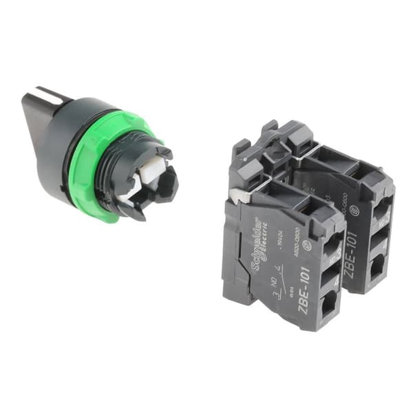 Schneider Electric XB5AD33 Harmony XB5AD33 Valtangent Vridströmbrytare Svart 3 x 45 ° Vrid-upplåsning 1 st