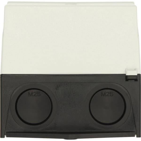 Eaton CI-K2-100-TS Tomhölje för dragskenamontering (L x B x H) 100 x 100 x 160 mm Grå-vit (RAL 7035), Svart (RAL 9005)
