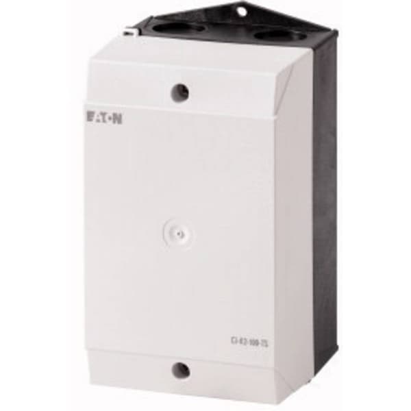Eaton CI-K2-100-TS Tomhölje för dragskenamontering (L x B x H) 100 x 100 x 160 mm Grå-vit (RAL 7035), Svart (RAL 9005)