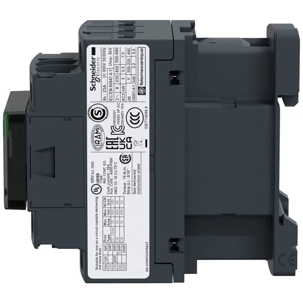 Schneider Electric LC1D12P7 Kontaktor 1 NO, 1 NC 1 st