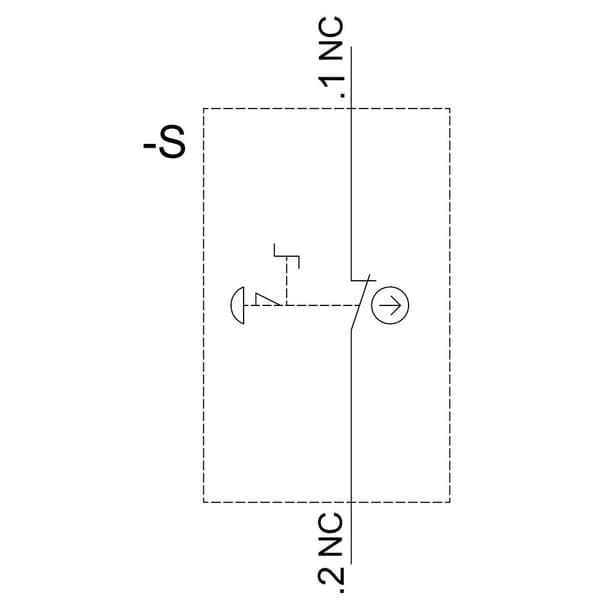 Siemens 3SU1150-1HB20-1CH0 Nödstoppsbrytare, Svampknapp Metallfrontring, högglans 500 V 1 NC IP69 K (i inbyggt tillstån