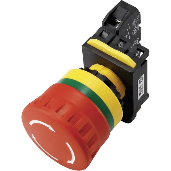 DECA A20B-V4E01R Nödstoppsbrytare med kontaktelement 240 V/AC 6 A 1 NC IP65 1 st