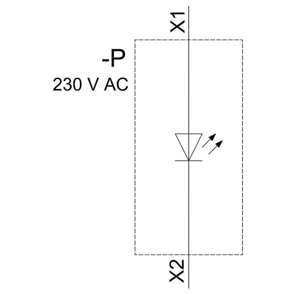 Siemens 3SU1401-1BF40-1AA0 LED-modul Grön 230 V/AC 1 st