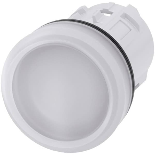 Siemens 3SU1001-6AA60-0AA0 Lampa som varnar platt Vit 1 st