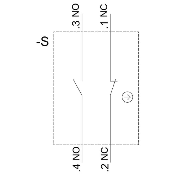 Siemens 3SU11002BF601MA0 3SU1100-2BF60-1MA0 Spakbrytare Plastfrontring Svart, Vit 1 x 90 ° 1 st