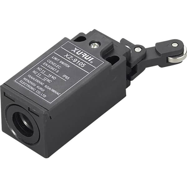 TRU COMPONENTS XZ-9/105 Gränslägesbrytare 250 V/AC 10 A Rullhävarm momentan IP65 1 st