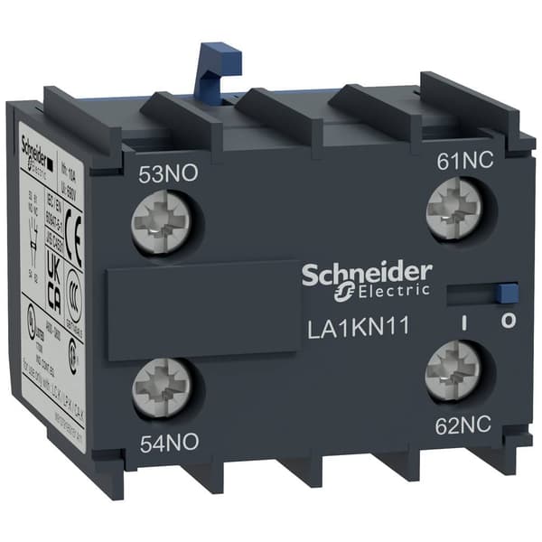 Schneider Electric LA1KN11 Hjälpkontaktblock 1 NO, 1 NC 1 st