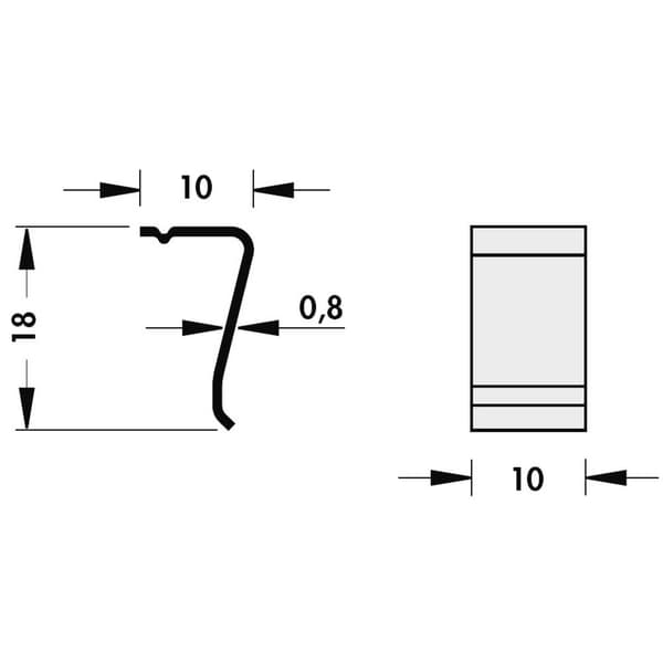 Fischer Elektronik 10101589 SK 482 100 SA + 4X THFU 2 Extruderade kylflänsar 3.25 K/W (L x B x H) 100 x 33 x 35 mm TO-2