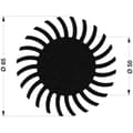 Miniatyrbild 2 av 2: Fischer Elektronik 10021497 SK 572 20 SA LED-kylfläns 2.15 K/W (Ø x H) 85 mm x 20 mm