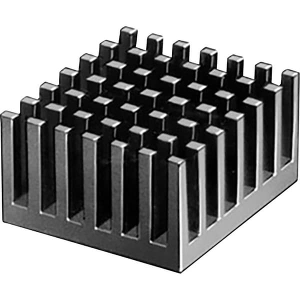 Kylkropp för PGA + CPU Fischer Elektronik ICK PGA 21 X 21 (L x B x H) 53.3 x 53.3 x 16.5 mm N/A