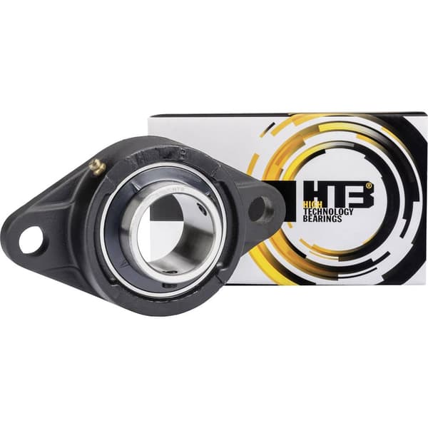 HTB UCFL 205 Flänslager Gjutjärn Borrdiameter 25 mm Håldistans 99 mm