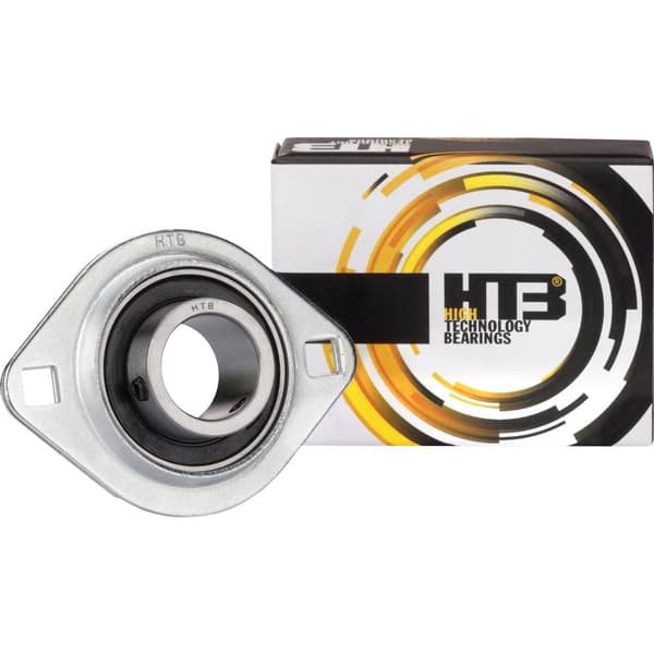 HTB SBPFL 204 Flänslager Stålbleck Borrdiameter 20 mm Håldistans 71.5 mm