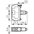 Miniatyrbild 4 av 4: BACO 33RARL LED-element Röd 12 V/DC, 24 V/DC 1 st