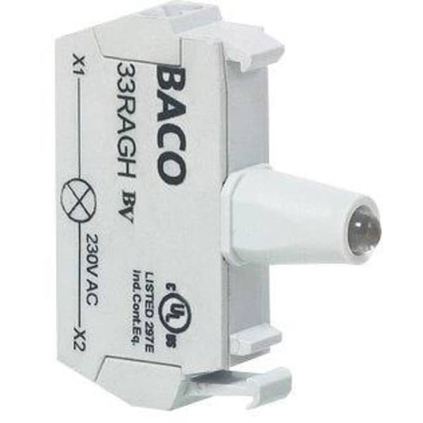 BACO 33RARL LED-element Röd 12 V/DC, 24 V/DC 1 st