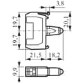 Miniatyrbild 4 av 4: BACO 33EAWM LED-element Vit 130 V 1 st