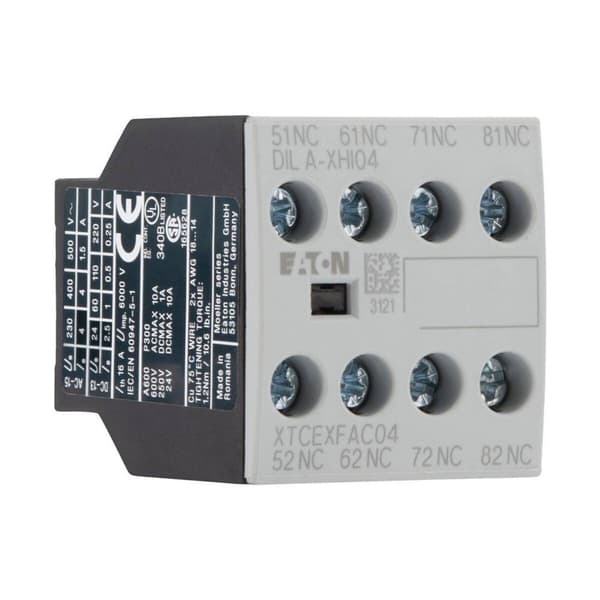 Eaton DILA-XHI04 Hjälpkontaktblock 4 NC 4 A jackbar 1 st