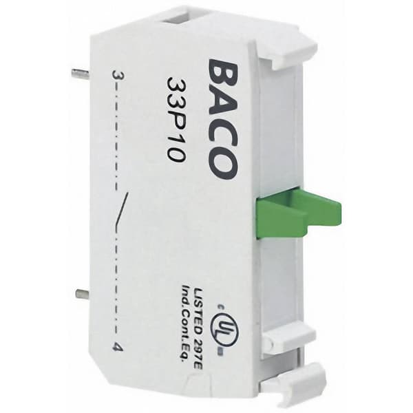 BACO 33P10 Kontaktelement 1 NO momentan 600 V 1 st
