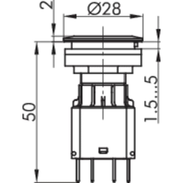 Schlegel BTLO5 Kontaktelement med lampsockeln 2 NC momentan 250 V 1 st
