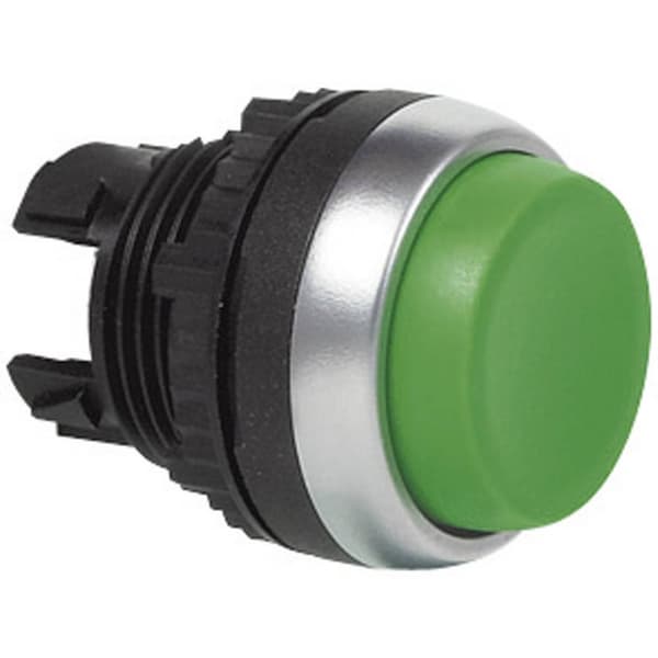 BACO BAL21CA02 L21CA02 Tryckströmställare Plastfrontring, förkromad Grön 1 st