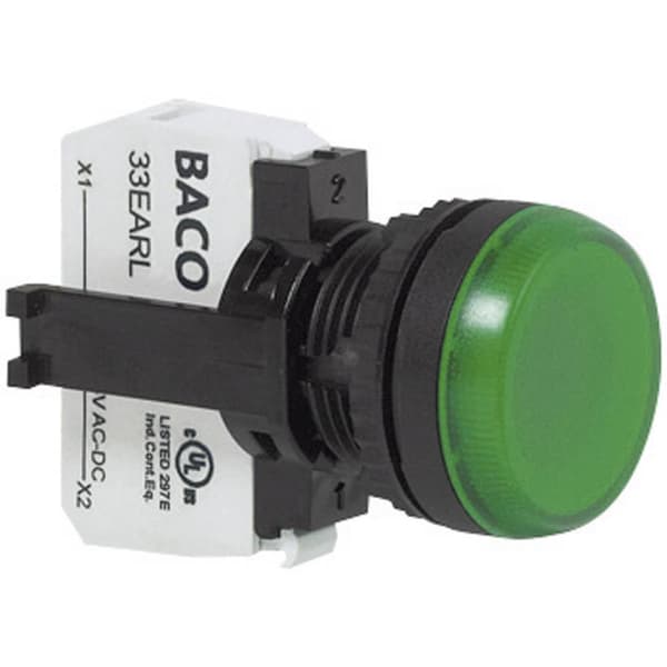 BACO L20SE10L Indikatorlampa med LED-element Röd 24 V/DC, 24 V/AC 1 st