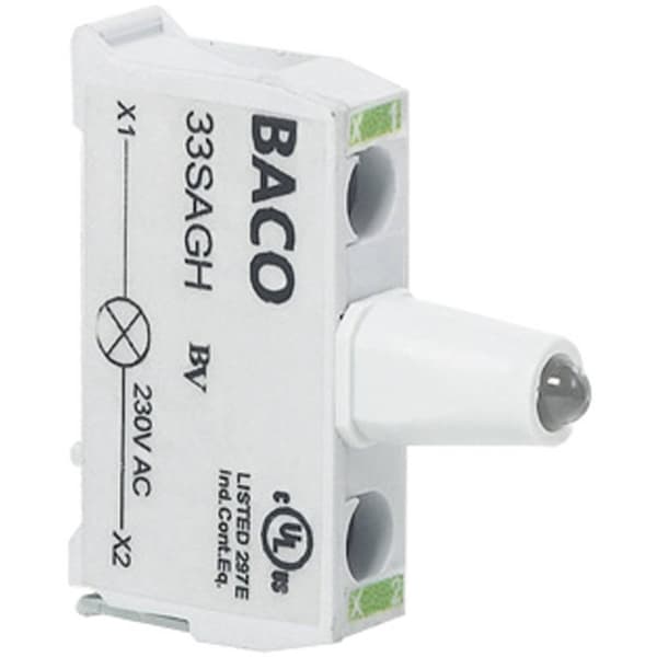 BACO BA33SAGL LED-element Grön 12 V/DC, 24 V/DC 1 st