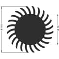 Miniatyrbild 1 av 3: Fischer Elektronik 10021655 SK 584 20 SA LED-kylfläns 1.75 K/W (Ø x H) 105 mm x 20 mm
