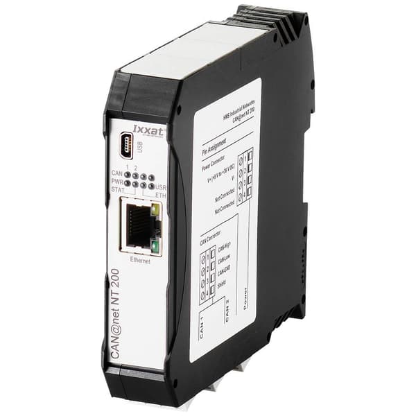 Ixxat 1.01.0332.20000 CAN@Net NT 200 CAN-omvandlare Ethernet, RJ-45, USB 24 V/DC 1 st