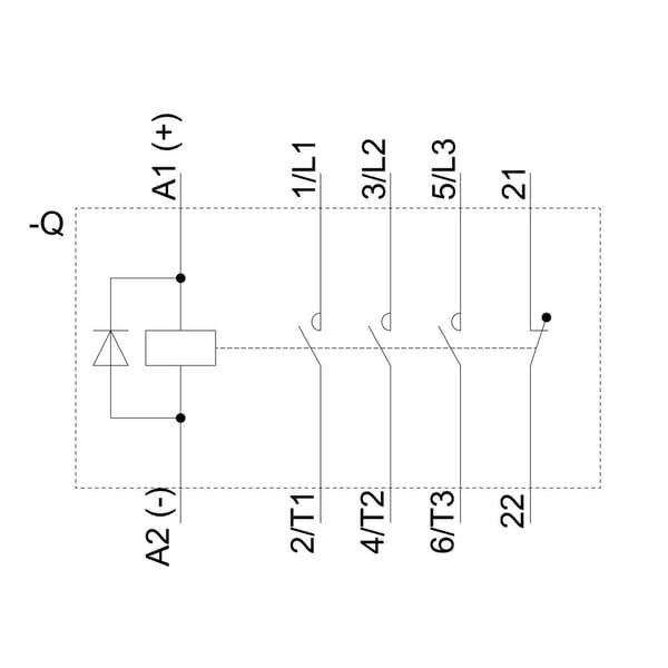 Siemens 3TG1001-0BB4 Motorskydd 3 NO 1 st