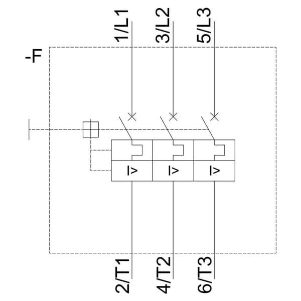 Siemens 3RV2021-4AA10 Brytare 1 st Inställningsområde (ström): 10 - 16 A Växelspänning (max.): 690 V/AC (B x H x D) 45