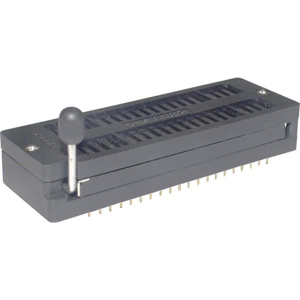 ZIF32GB IC-testsockel Rastermått: 15.24 mm Antal poler: 32 1 st
